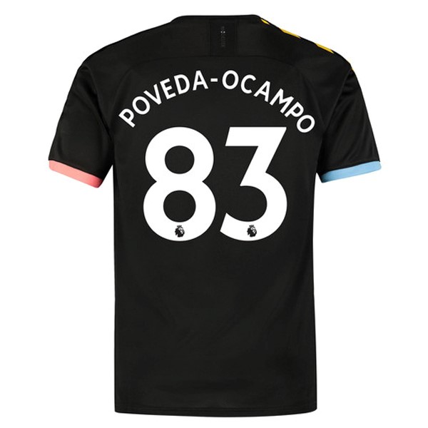 Camiseta Manchester City NO.83 Poveda Ocampo Replica Segunda Ropa 2019/20 Negro